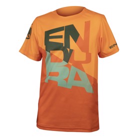 Børne MTB trøje fra Endura Orange 