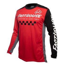Fasthouse Rally Jersey Rød Front
